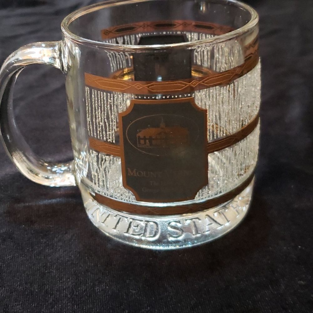 VTG, Mount Vernon Glass Mug - Picture 3 of 7